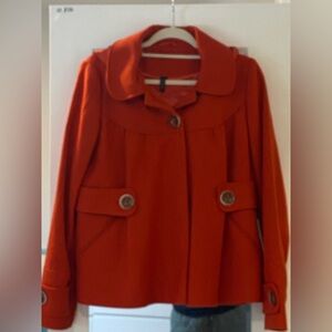 Women's Orange Swing Jacket